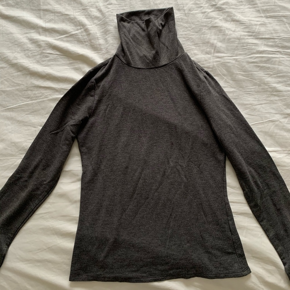 THERMAL CHARCOAL GREY TURTLE NECK